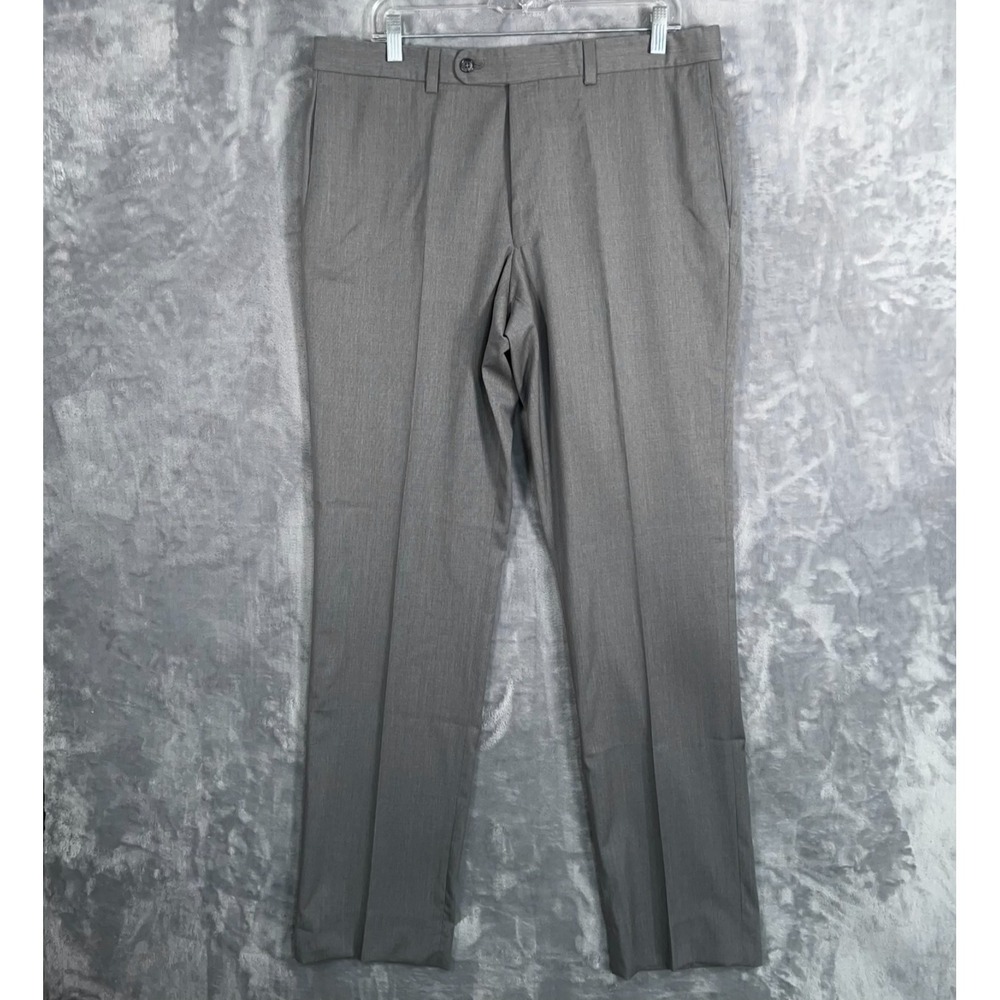 Jack Victor Riviera Loro Piana Dress Pants Mens 36x34 Kolt Wool Straight Flat